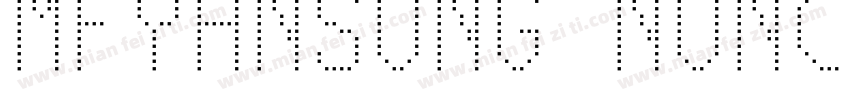mfyansong noncommeri字体转换